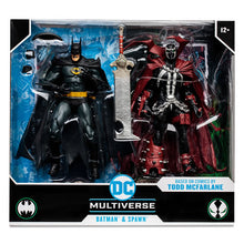 Load image into Gallery viewer, DC Multiverse Figures - 7&quot; Scale Batman &amp; Spawn Multipack Maple and  Mangoes
