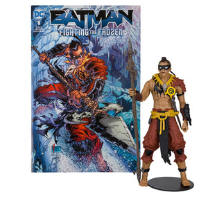 Batman Fighting the Frozen Page Punchers Wave 4 Robin 7-Inch Scale Action Figure with Comic Book Maple and Mangoese