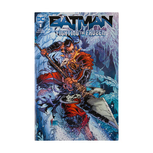 Batman Fighting the Frozen Page Punchers Wave 4 Robin 7-Inch Scale Action Figure with Comic Book Maple and Mangoes