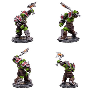 World Of Warcraft Figures - 1/12 Scale Orc Warrior & Orc Shaman (Common) Posed Figure Maple and Mangoes