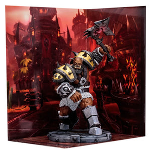 World Of Warcraft Figures - 1/12 Scale Orc Warrior & Orc Shaman (Epic) Posed Figure Maple and Mangoes