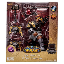 Load image into Gallery viewer, World Of Warcraft Figures - 1/12 Scale Orc Warrior &amp; Orc Shaman (Epic) Posed Figure Maple and Mangoes
