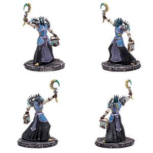 World Of Warcraft Figures - 1/12 Scale Undead Priest & Undead Warlock (Epic) Posed Figure Maple and Mangoes