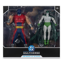 Load image into Gallery viewer, DC Multiverse Figures - JSA: Black Vengeance - 7" Scale The Spectre Vs. Atom Smasher Megafig 2-Pack Maple and Mangoes Maple and Mangoes
