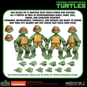 Mezco - Teenage Mutant Ninja Turtles 5 Points Deluxe Box Set Maple and Mangoes