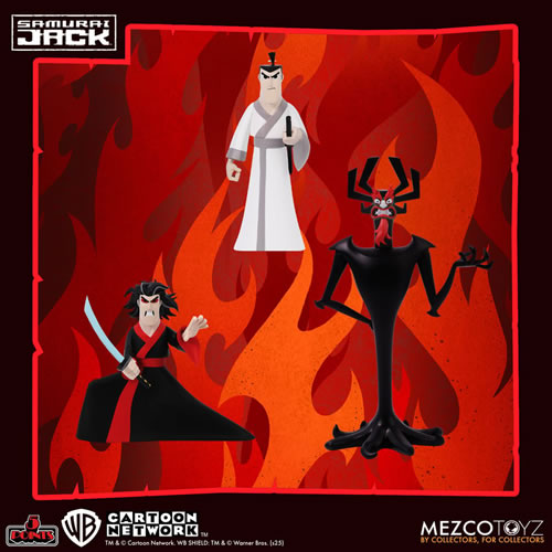 5 Points Figures - Samurai Jack - 3pc Figure Set Maple and Mangoes