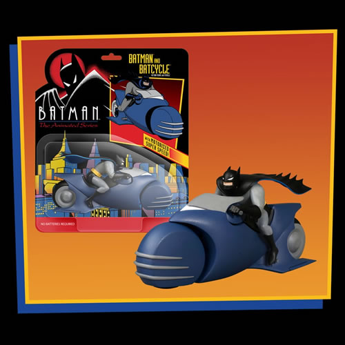 5 Points Vehicles - Batman: The Animated Series - Batman w/ Batcycle Maple and Mangoes