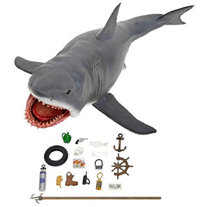 Games - Jaws - 50th Anniversary - The Game Of Jaws (w/ 12" Head To Tail Action Figure) Maple and Mangoes