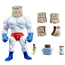 Load image into Gallery viewer, The Ren &amp; Stimpy Show 7" Scale Figures - Ultimate Powdered Toast Man Maple and Mangoes
