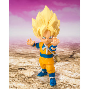S.H.Figuarts Super Saiyan Son Goku (Mini) -DAIMA- Dragon Ball Daima Action Figure Maple and Mangoes
