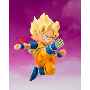 S.H.Figuarts Super Saiyan Son Goku (Mini) -DAIMA- Dragon Ball Daima Action Figure Maple and Mangoes