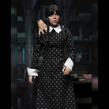 Load image into Gallery viewer, Retro Clothed Action Figures - Wednesday (TV Series 2022) - 8&quot; Wednesday (Classic Dress) Maple and Mangoes
