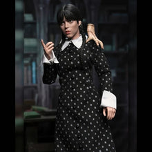 Load image into Gallery viewer, Retro Clothed Action Figures - Wednesday (TV Series 2022) - 8&quot; Wednesday (Classic Dress) Maple and Mangoes
