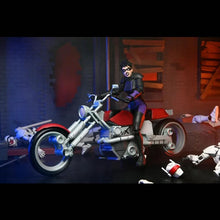 Load image into Gallery viewer, TMNT 7&quot; Scale Figures - IDW Comics - The Last Ronin - Casey Marie With Motorcycle Maple and Mangoes
