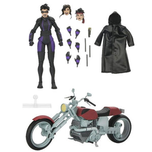 TMNT 7" Scale Figures - IDW Comics - The Last Ronin - Casey Marie With Motorcycle Maple and Mangoes