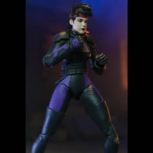 Load image into Gallery viewer, TMNT 7&quot; Scale Figures - IDW Comics - The Last Ronin - Casey Marie With Motorcycle Maple and Mangoes
