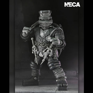 TMNT 7" Scale Figures - TMNT x Universal Monsters - Black &amp; White Turtles 4-Pack Maple and Mangoes