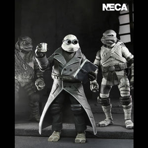 TMNT 7" Scale Figures - TMNT x Universal Monsters - Black &amp; White Turtles 4-Pack Maple and Mangoes