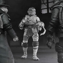 Load image into Gallery viewer, TMNT 7&quot; Scale Figures - TMNT x Universal Monsters - Black &amp; White Turtles 4-Pack Maple and Mangoes
