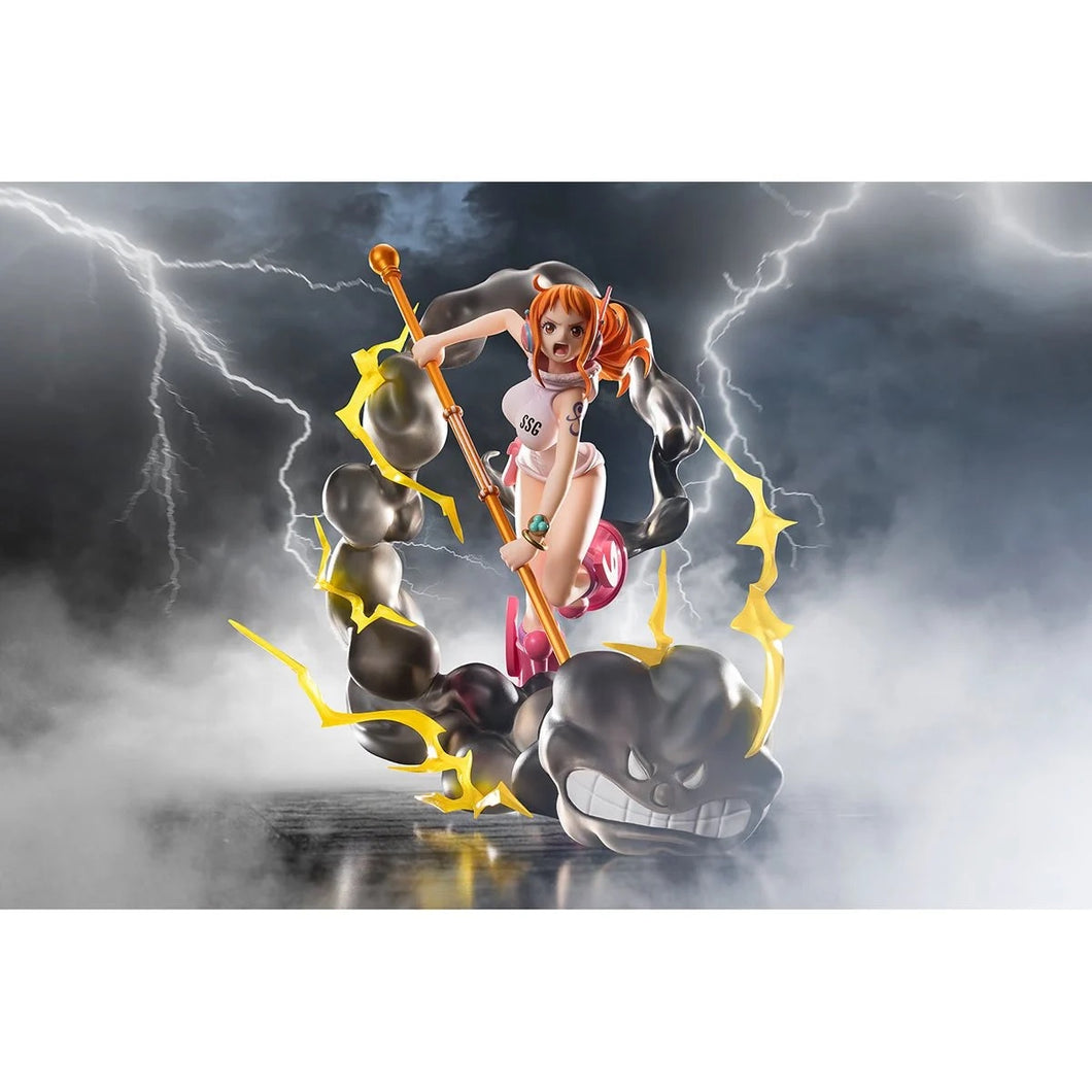 One Piece The Future Island Egghead Version Nami Lightning Blast Extra Battle FiguartsZERO Statue Maple and Mangoes