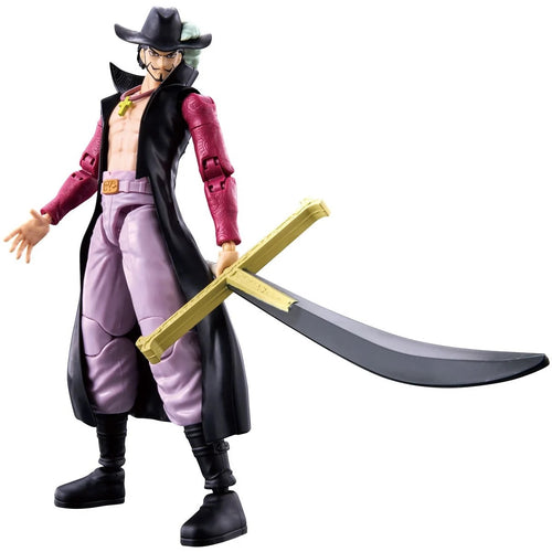 One Piece Anime Heroes Dracule Mihawk Action Figure Maple and Mangoes