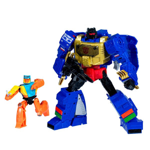 Primes Leader G2 Universe Grimlock and Autobot Wheelie