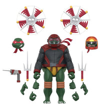 Load image into Gallery viewer, S7 ULTIMATES! Figures - TMNT - W14 - Raphael (Road Gear) (2003 Animated Series) Maple and Mangoes
