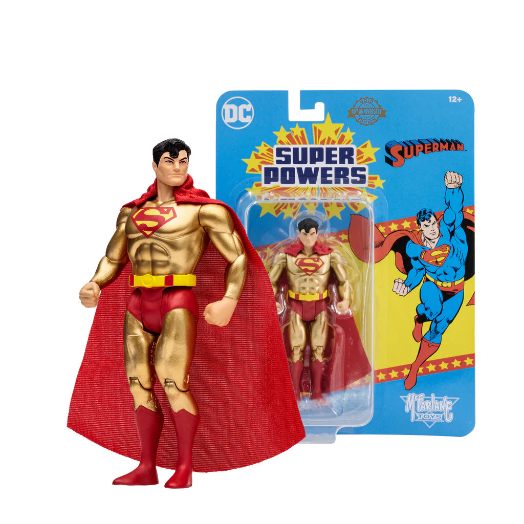 McFarlane Toys - DC Super Powers - Superman (GE) Action Figure Maple and Mangoes