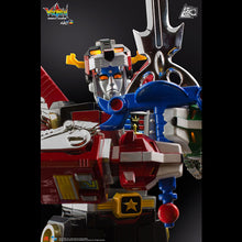 Load image into Gallery viewer, Voltron Figures - Voltron 40th Anniversary Collector&#39;s Set w/ Light-Up Sound Base (Pre-order)*
