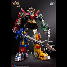 Load image into Gallery viewer, Voltron Figures - Voltron 40th Anniversary Collector&#39;s Set w/ Light-Up Sound Base (Pre-order)*
