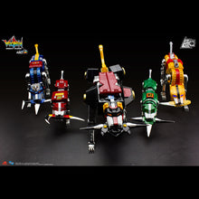 Load image into Gallery viewer, Voltron Figures - Voltron 40th Anniversary Collector&#39;s Set w/ Light-Up Sound Base (Pre-order)*
