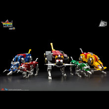 Load image into Gallery viewer, Voltron Figures - Voltron 40th Anniversary Collector&#39;s Set w/ Light-Up Sound Base (Pre-order)*
