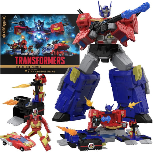 Transformers Generations Age of the Primes Titan Star Optimus Prime Maple and Mangoes