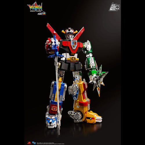 Voltron Figures - Voltron 40th Anniversary Collector's Set w/ Light-Up Sound Base 