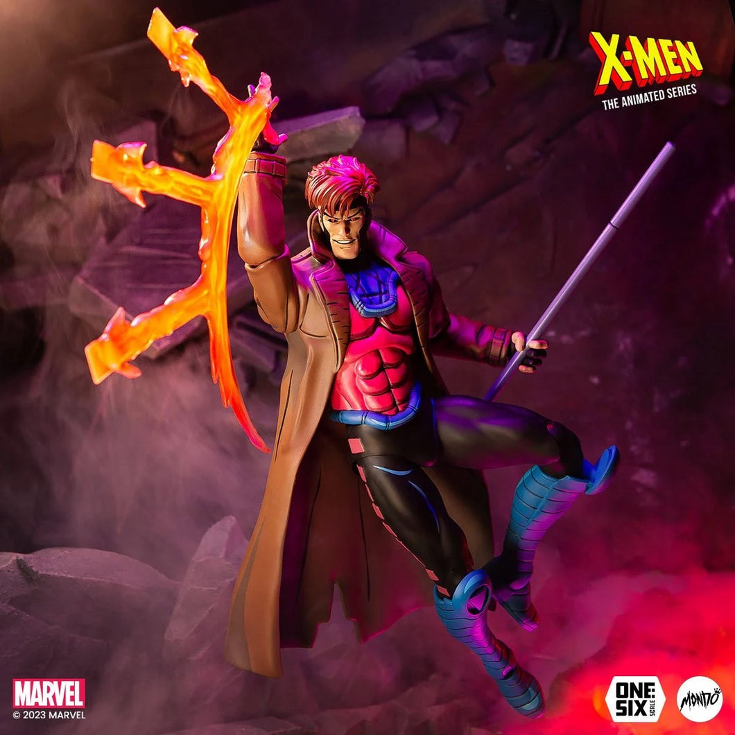 X-Men: The Animated Series Gambit 1:6 Scale Action Figure Maple and Mangoes