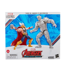 Load image into Gallery viewer, Avengers 60th Anniversary Marvel Legends Thor vs. Marvel&#39;s Destroyer 6-Inch Action Figures Maple and Mangoes
