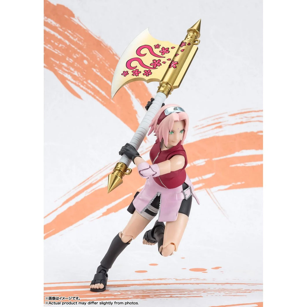 Naruto Sakura Haruno Narutop99 Edition S.H.Figuarts Action Figure Maple and Mangoes