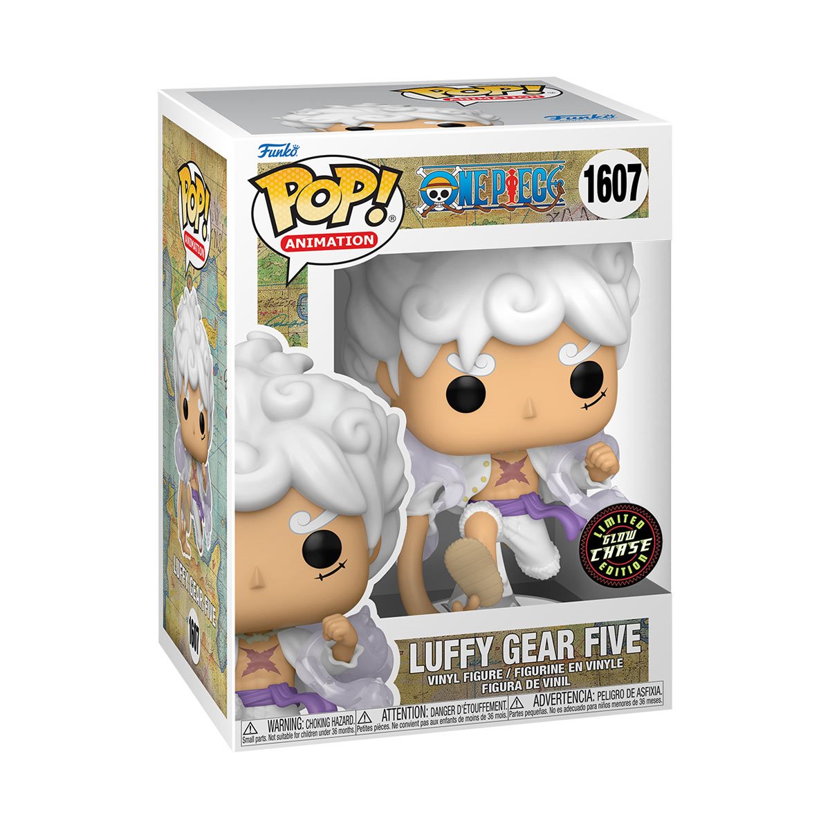 One Piece Luffy Gear Five Funko Pop! Vinyl Figure #1607 CHASE Glow