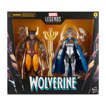 Load image into Gallery viewer, Wolverine 50th Anniversary Marvel Legends Wolverine and Lilandra Neramani 6-Inch Action Figure 2-Pack Maple and Mangoes
