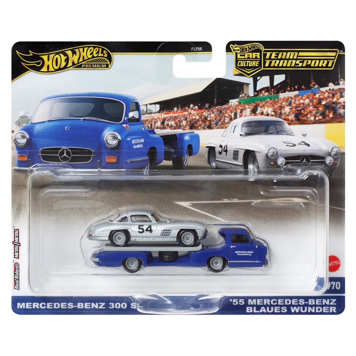 Hot Wheels Team Transport 2024 Mix 3 Mercedes-Benz Renn