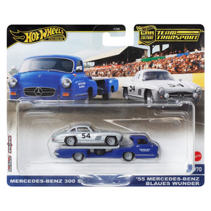 Hot Wheels Team Transport 2024 Mix 3 Vehicle Case of 3 Maple and Mangoes
