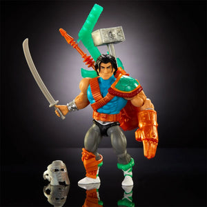 Masters of the Universe Origins Turtles of Grayskull Wave 3 Casey Jones Action Figure Maple and Mangoes