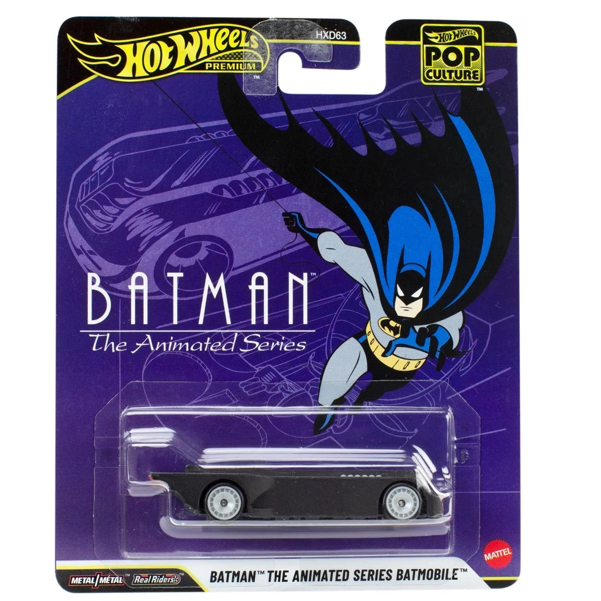 Hot Wheels Batmobile 未開封 Hot Wheels Premium 2025 Pop Culture Batman The Animated Series