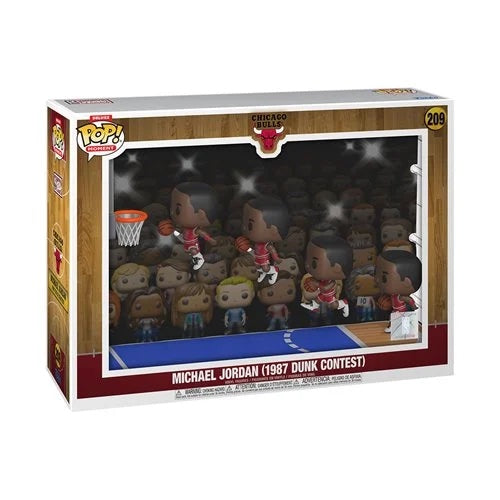 NBA Chicago Bulls Michael Jordan (1987 Dunk Contest) Funko Pop! Moment Deluxe with Case #209 Maple and Mangoes