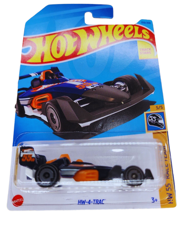Hot Wheels HW-4-Trac Blue 2023 HW 55 Race Team 5/5 Maple and Mangoes