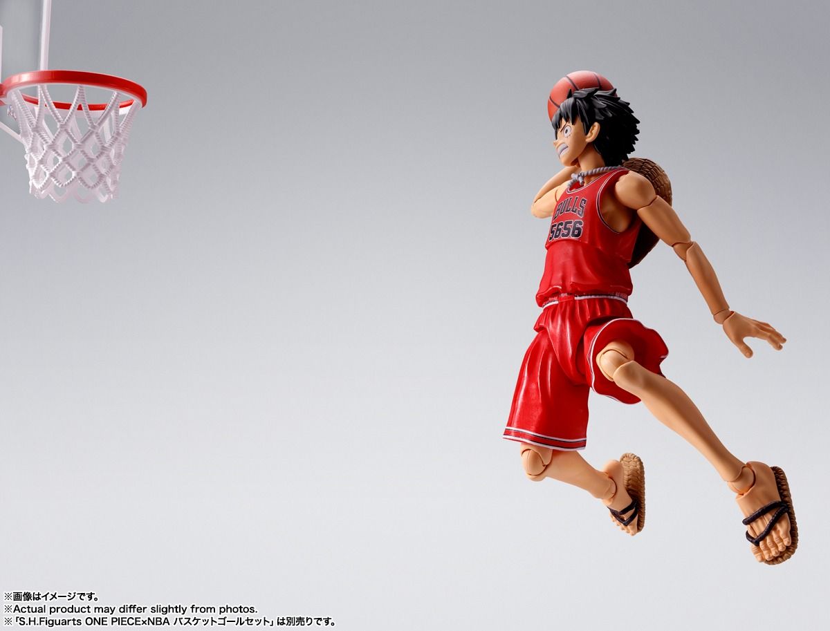 Bandai S.H.Figuarts Action Figure - Monkey D. Luffy -CHICAGO BULLS