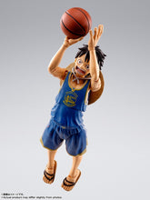 Load image into Gallery viewer, Bandai S.H.Figuarts Action Figure - Monkey D. Luffy -GOLDEN STATE WARRIORS ver.- "One Piece" × NBA Maple and Mangoes
