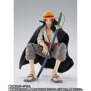 Bandai S.H.Figuarts Tamashii Web Shop Exclusive Action Figure - Shanks & Monkey D. Luffy (childhood) "One Piece"  Maple and Mangoes