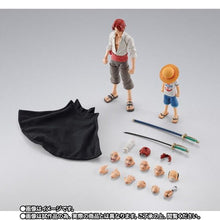Load image into Gallery viewer, Bandai S.H.Figuarts Tamashii Web Shop Exclusive Action Figure - Shanks &amp; Monkey D. Luffy (childhood) &quot;One Piece&quot;  Maple and Mangoes
