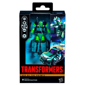 Transformers Generations Age of the Primes Deluxe Animated Universe Fugitive Waspinator Maple and Mangoes